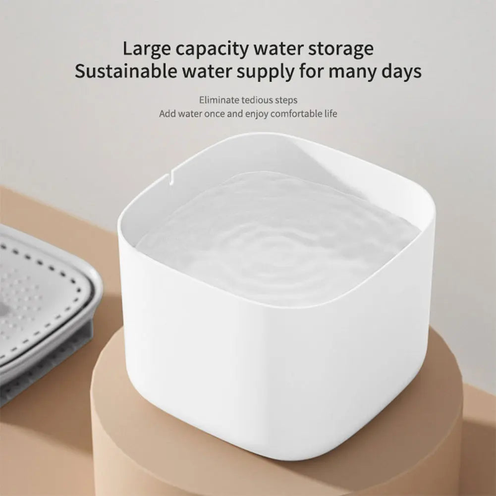 3L Automatic Cat and Dog Water Fountain with Triple Filtration – USB Electric Pet Water Dispenser for Cats & Small Dogs, Quiet Recirculating Water Bowl