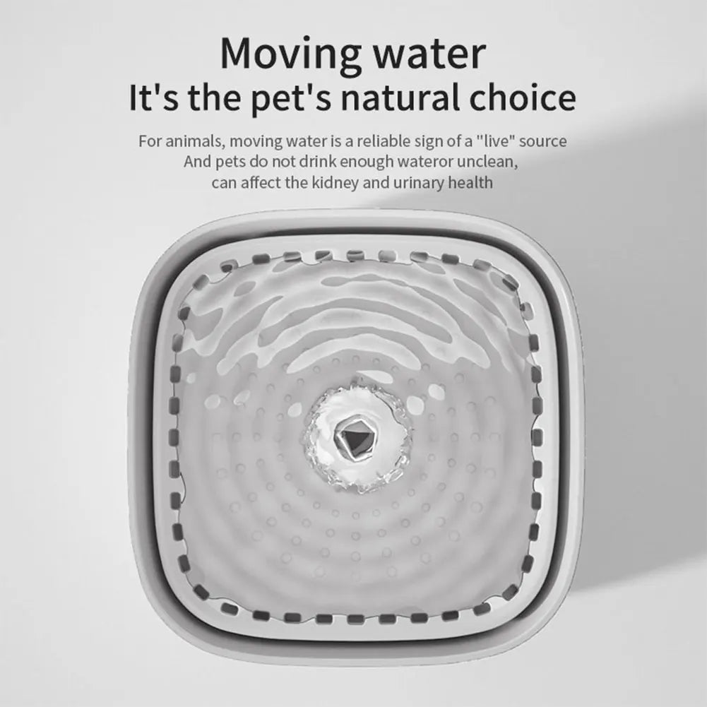 3L Automatic Cat and Dog Water Fountain with Triple Filtration – USB Electric Pet Water Dispenser for Cats & Small Dogs, Quiet Recirculating Water Bowl